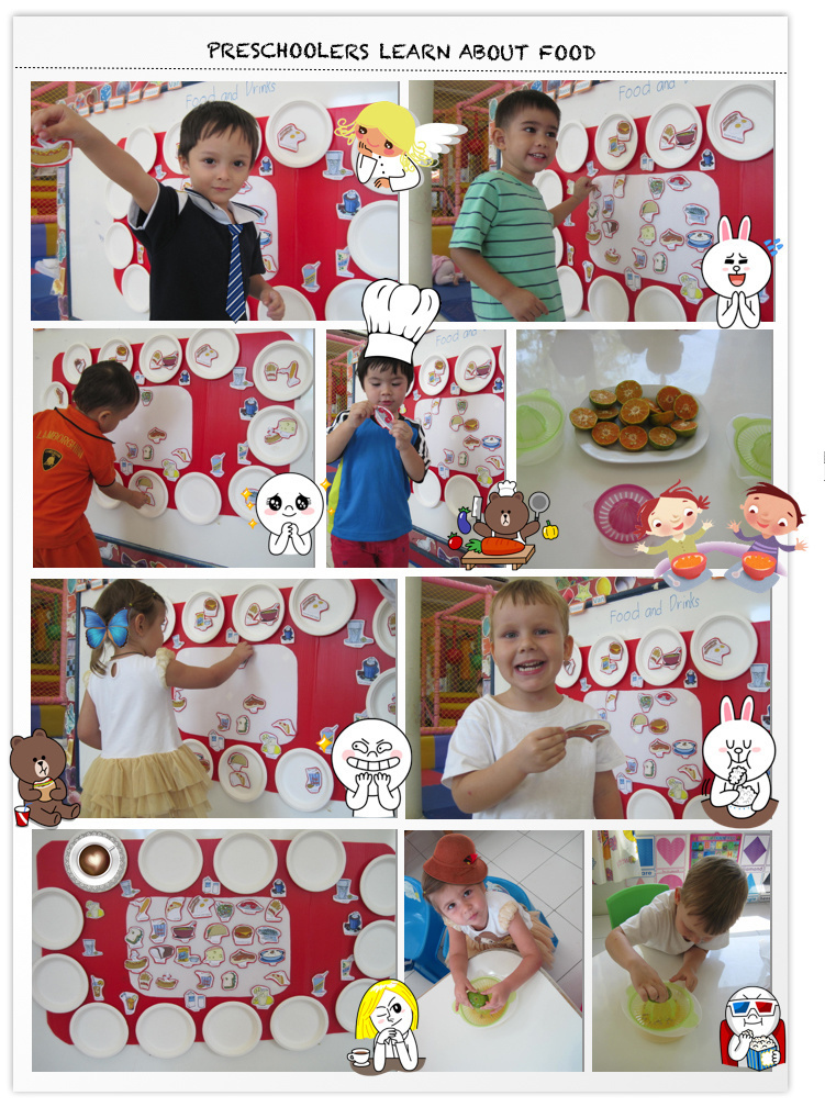 Preschoolers Learn about Food