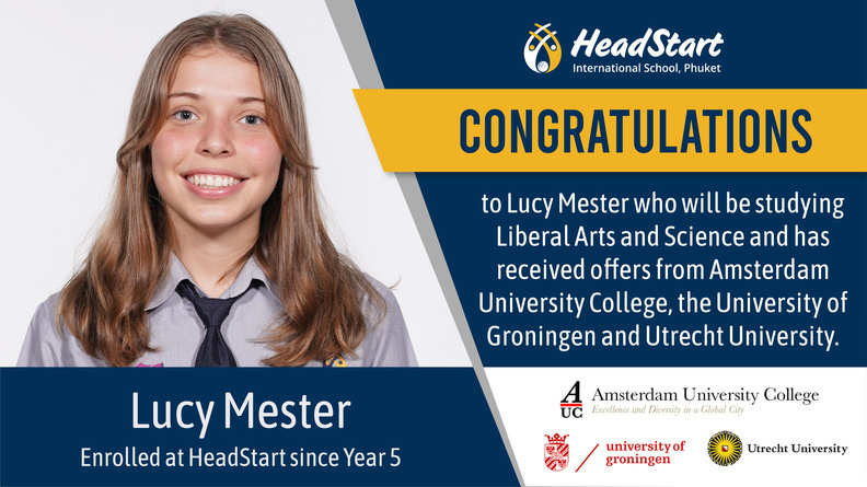 Congratulation 2021 Lucy Mester