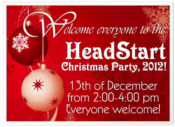 HeadStart X Mas Party