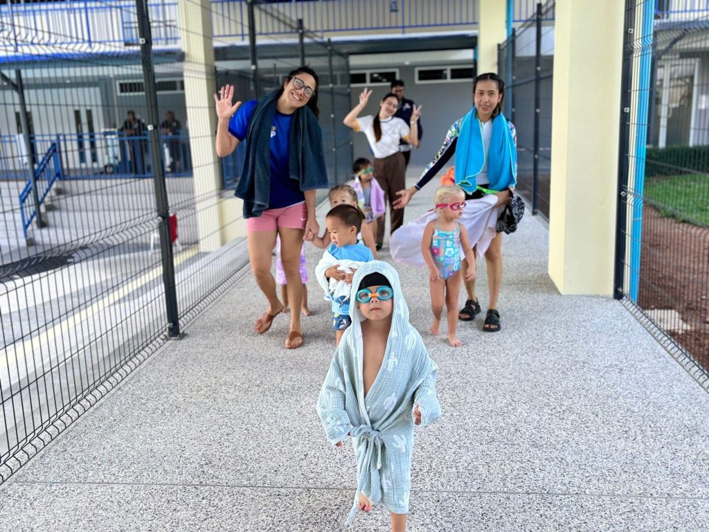 Water Way to Enjoy the Pool in Preschool!