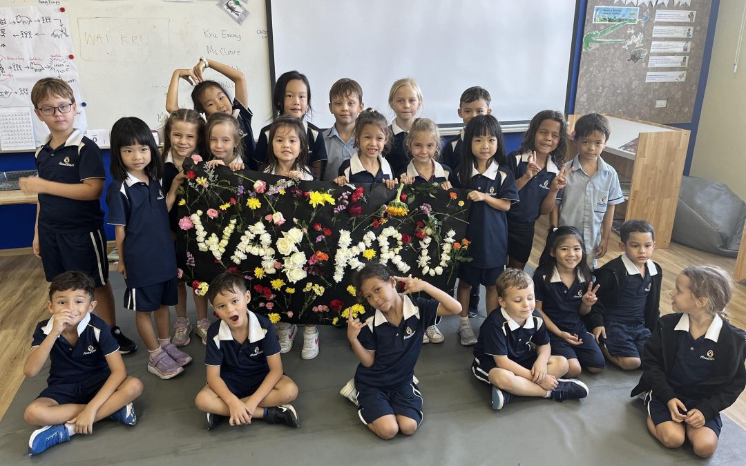 Year 2 Creating Collages for their ‘Kru’!