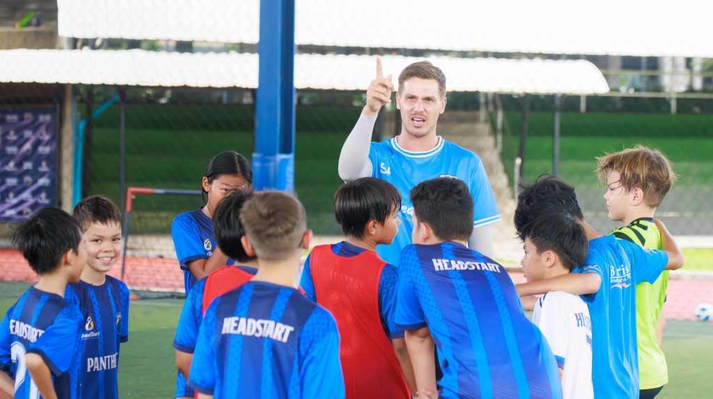 HeadStart Football Camp Scores Big with 40 Young Athletes