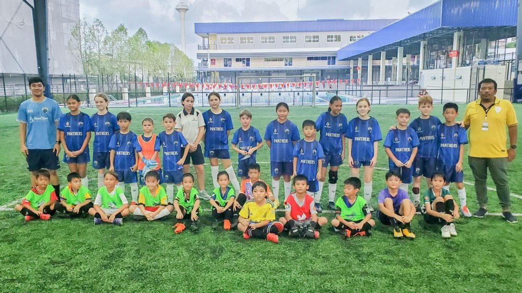 Friendly Football Action for the Cherngtalay Panthers
