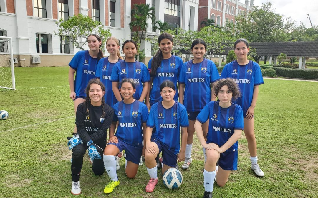 U15 Girls Warm Up for Patana 7s at BISP