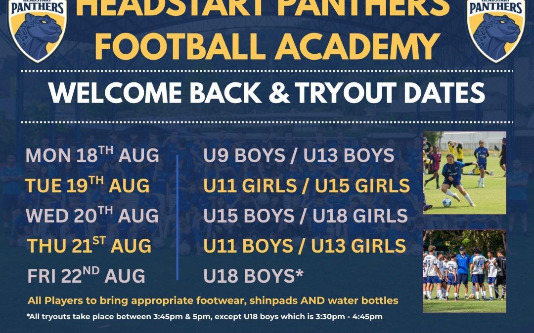 Academy Tryouts for the 2025-26 Season