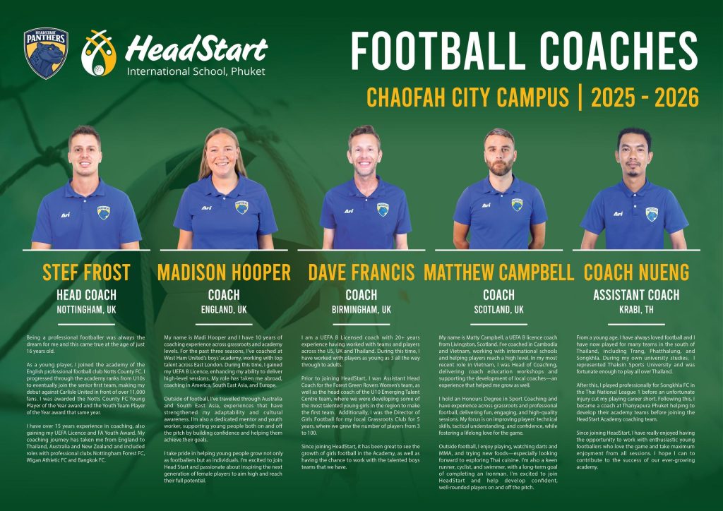 Welcome to the HeadStart Football Academy