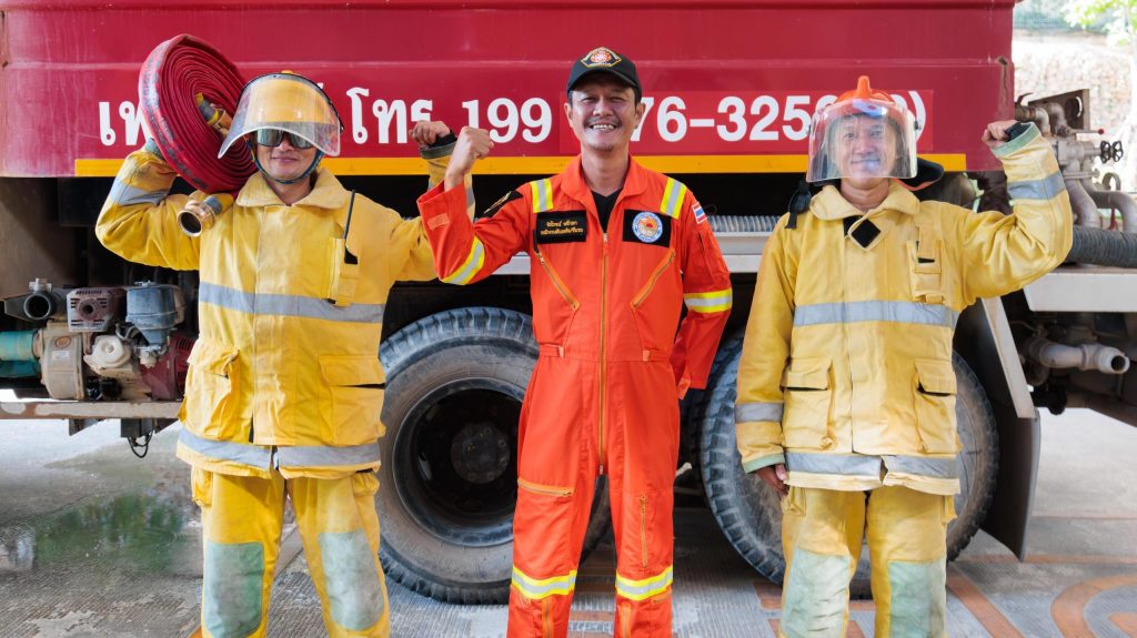 Fire Brigade Visits Foundation!