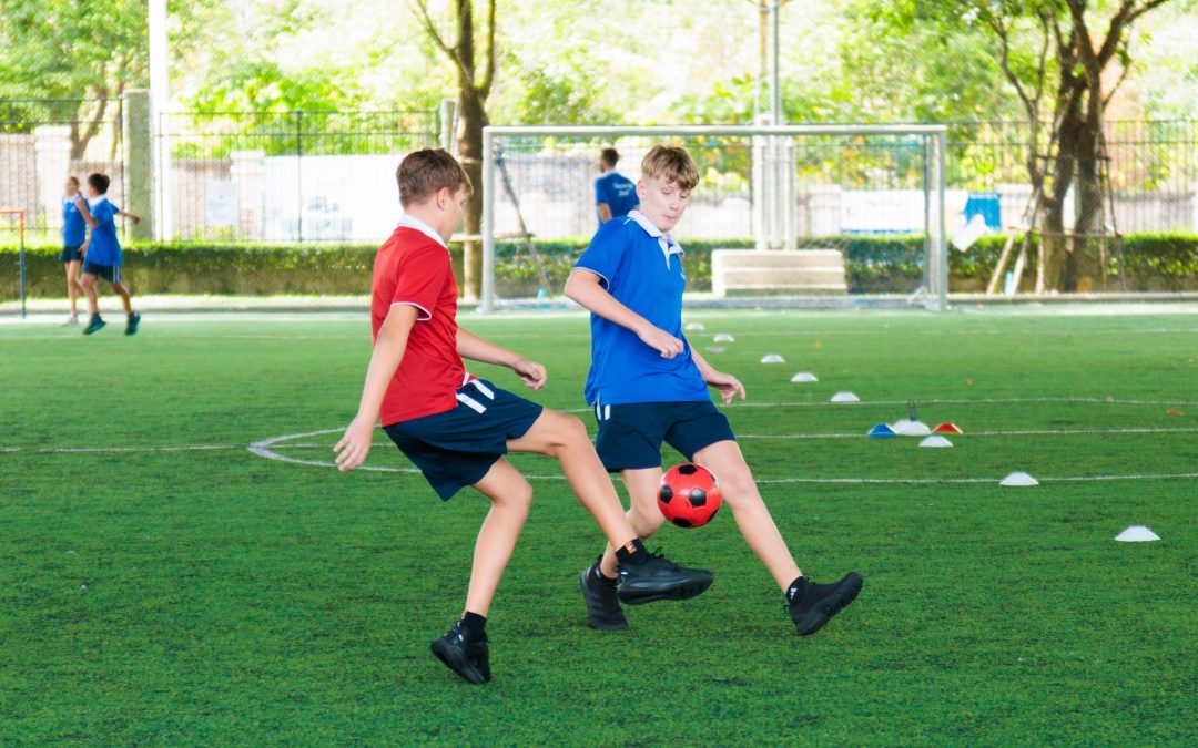 Fast-Paced Action at Secondary House Football